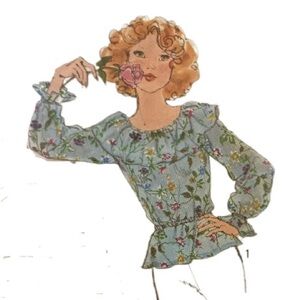 Vintage 70s Simplicity Pattern Blouses